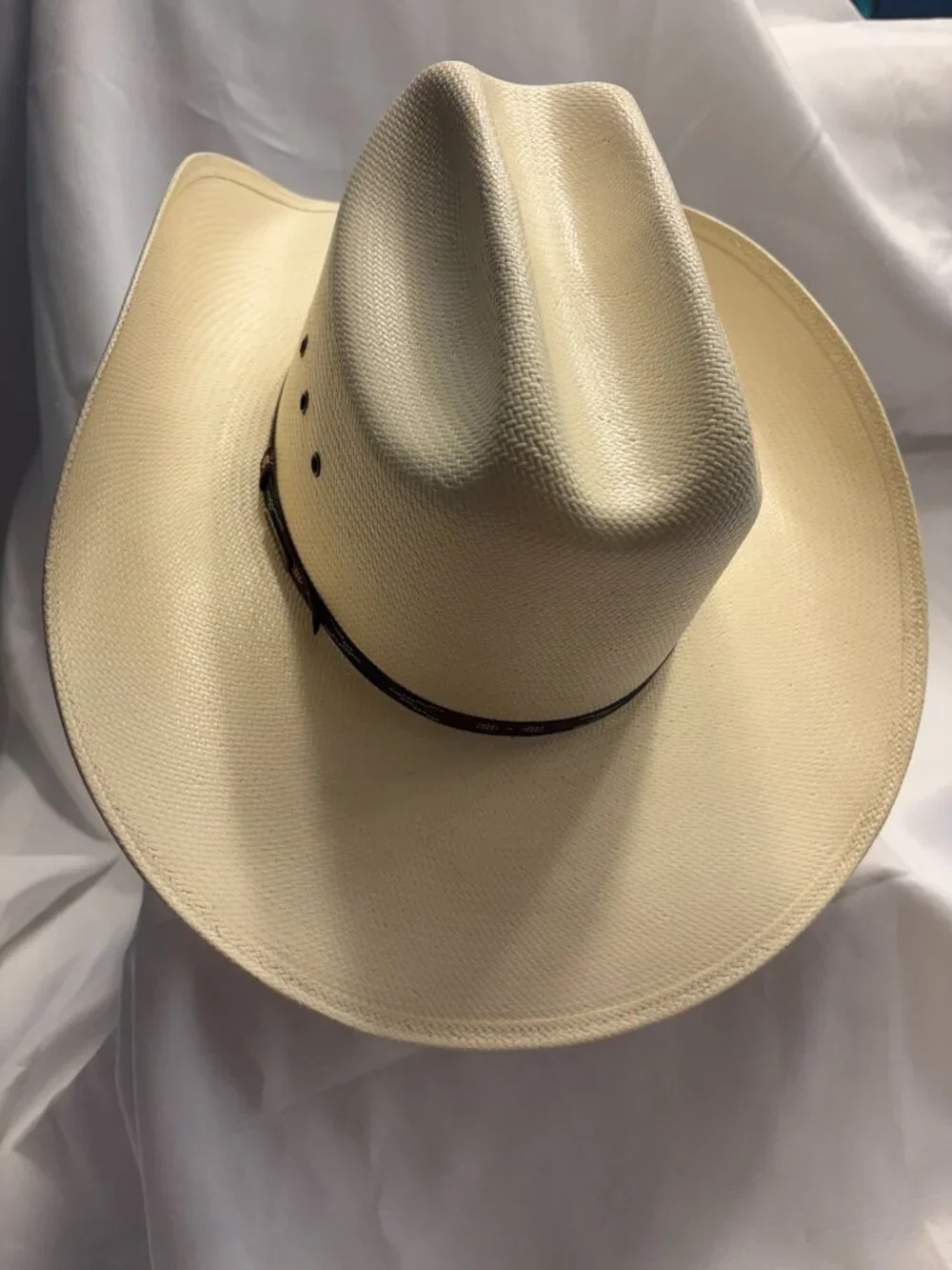 Stetson 8X Zuni-HR Straw Cowboy Hat 7 1/8 R